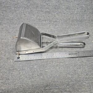 Unbranded Potato Ricer Stainless Steel Fruit Vegetable Press Silver Excellent